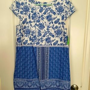 Madison Leigh shift dress w cap sleeves 14